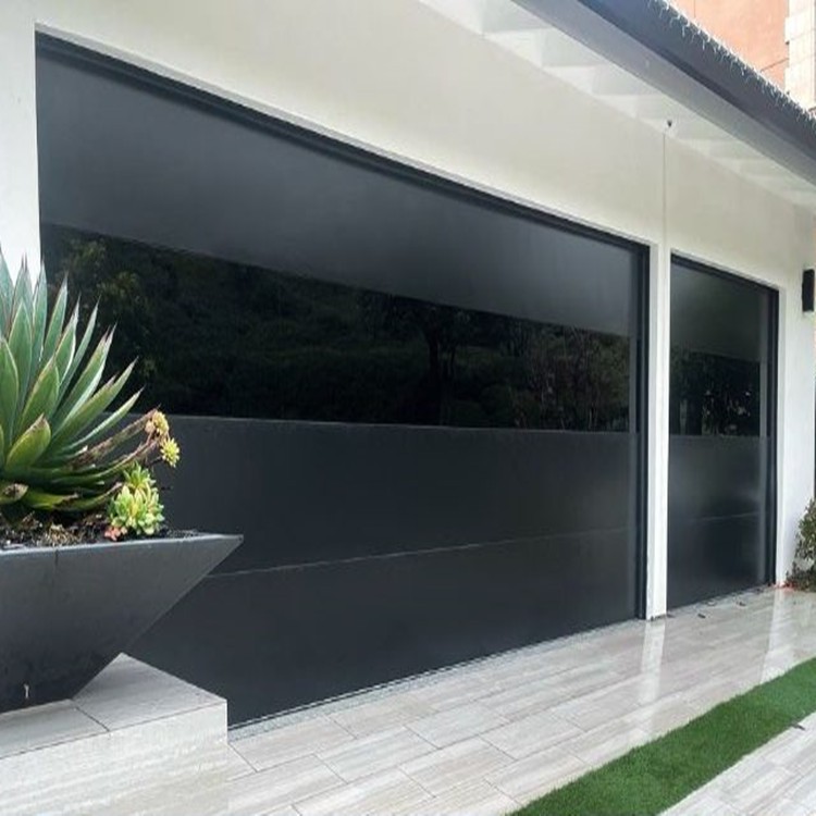 Contemporary Modern Aluminum Panel Garage Doors