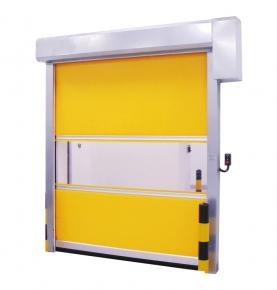 Automatic Rapid Fast Industrial Moving Flexible Roll Up Plastic Shutter PVC High Speed Door