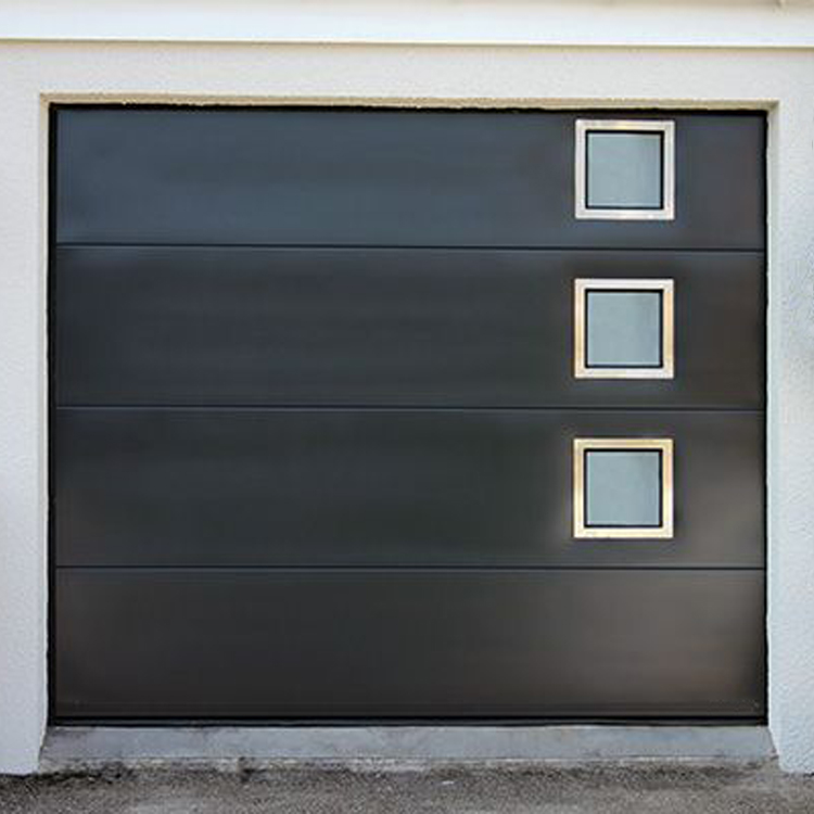Fashion Wholesales Sectional Wrought Iron Steel Overhead Automatic Garage Door Design