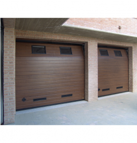 Safely Automatic Open Style Cheap Price Anti-Theft Customized Sectional Steel Garage Door
