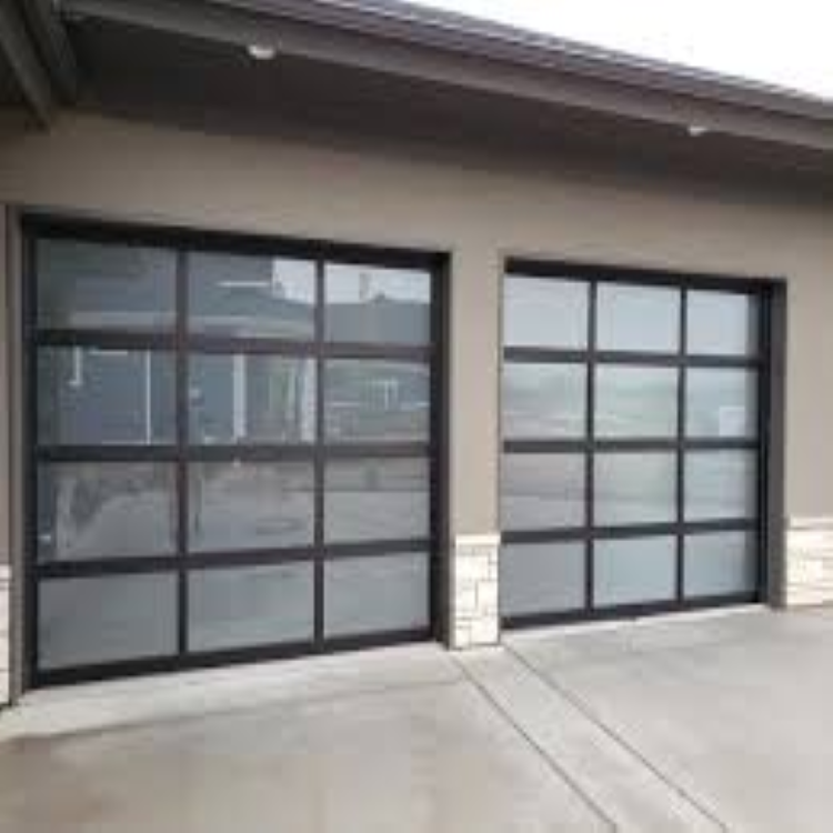 Contemporary Aluminum Garage Doors