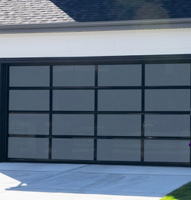 Modern Aluminum Glass Garage Door