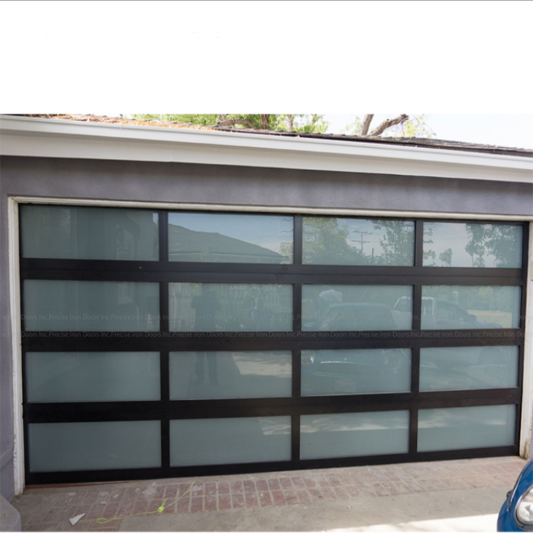 Commercial aluminum garage doors