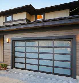 Glass & Aluminum Modern Garage Doors