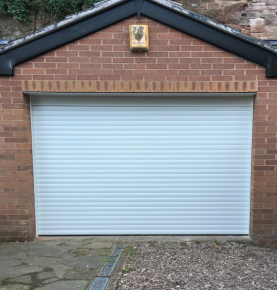 Top-mounted roller shutter system