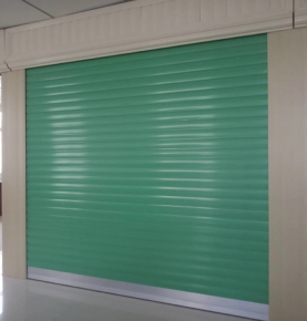 Aluminium roller shutter door