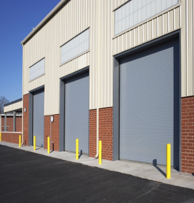 Industrial steel roller shutters