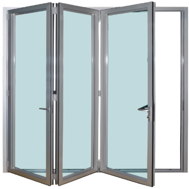 Aluminium Bi-Folding Doors With 4 Sash