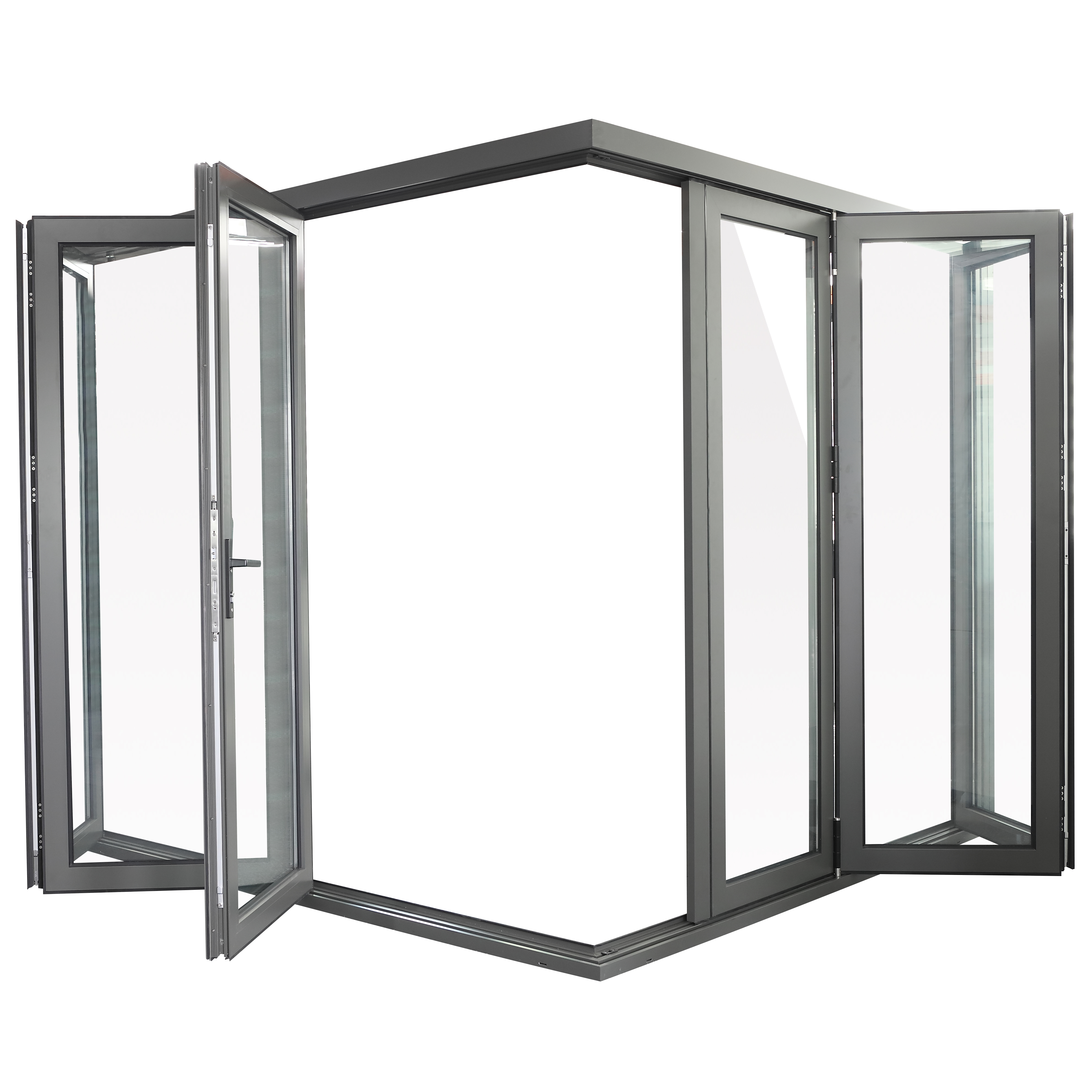 Aluminium Bi-Folding Doors With 4 Sash