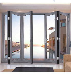 Aluminum Bi-Fold Glass Doors