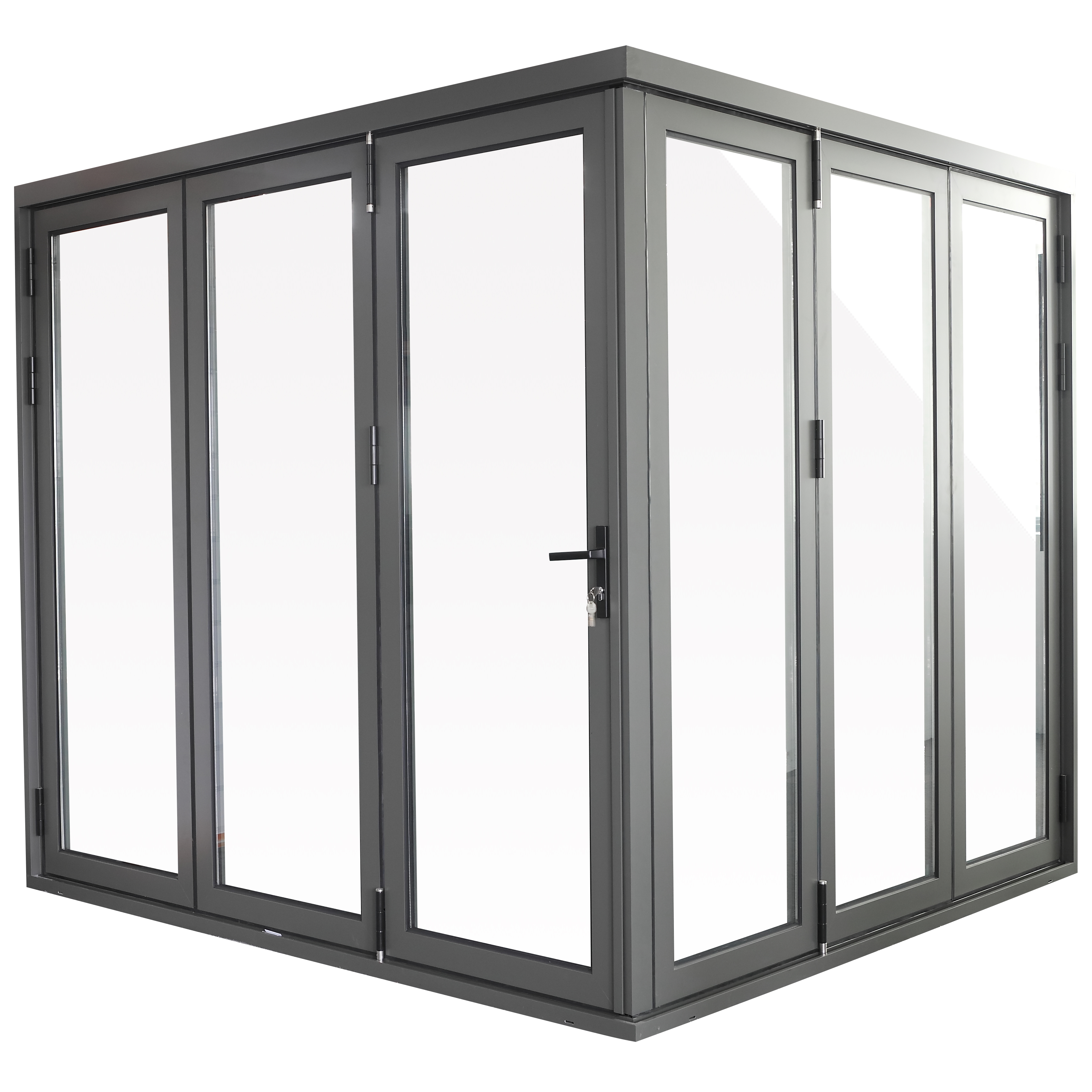 Milgard bi-fold glass doors