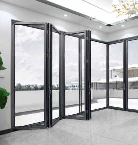 Aluminum Accordion Sliding Bi-Fold Door System