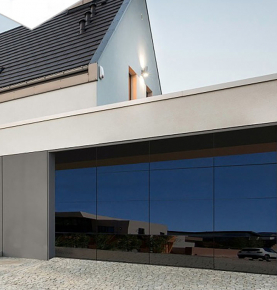 Mirror Glass Garage Doors Garage Glass Garage Door Automated Residential Mirror Glass Garage Doors Manufacture