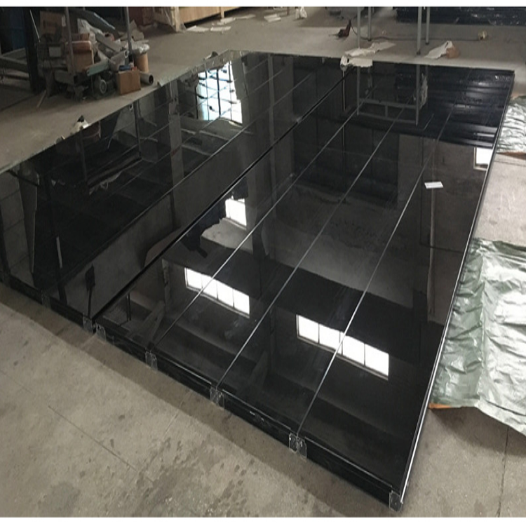 Automatic Overhead Mirror Glass Panel Sectional Garage Door