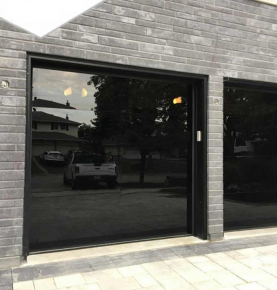 Frameless Mirror Glass Garage Door