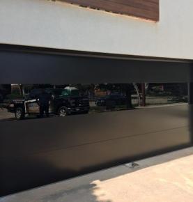 Frameless Aluminum Panel Garage Door 