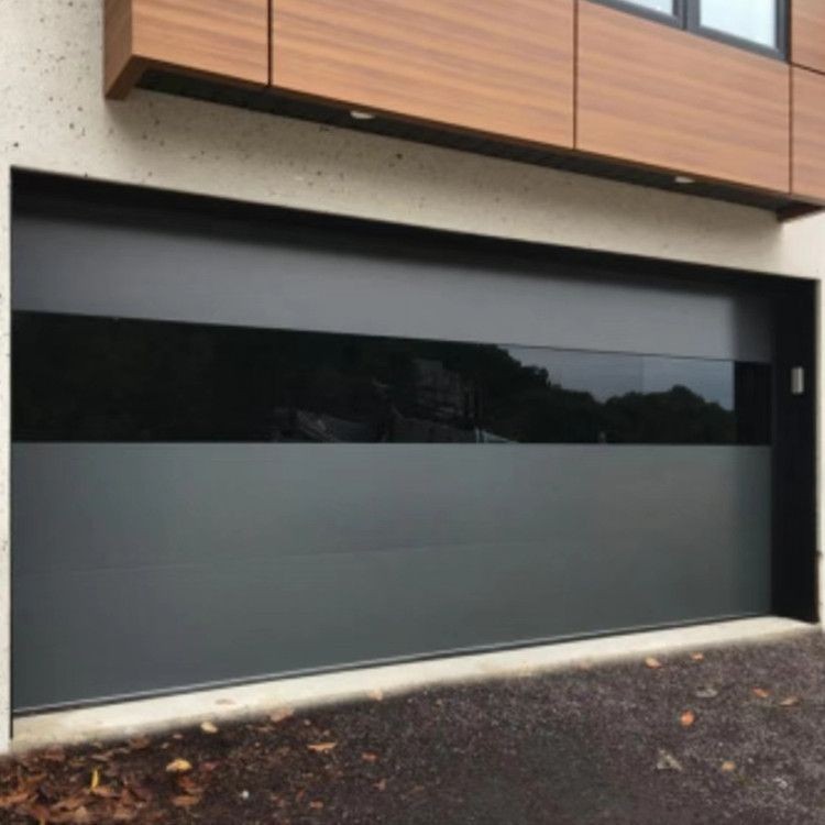 Modern Aluminum Panel Mirror Glass Garage Doors