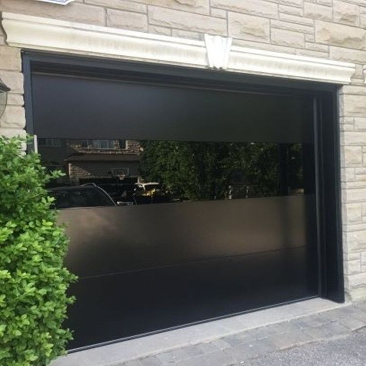 Modern Aluminum Panel Mirror Glass Garage Doors