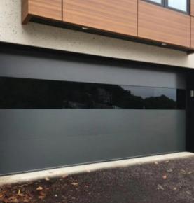 Modern Aluminum Panel Mirror Glass Garage Doors