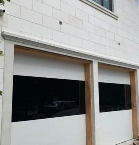 American Market Automation Aluminum 12 16 18 Foot Frameless Glass Double Full View Garage Door 