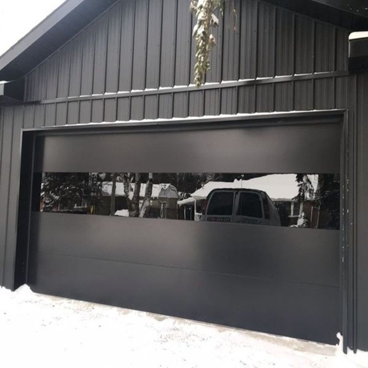 Porte De Garage Commercial Frameless Panel Aluminum Garage Doors