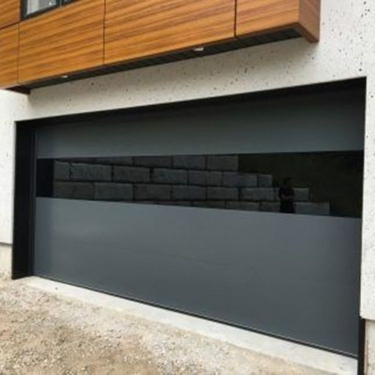 Porte De Garage Commercial Frameless Panel Aluminum Garage Doors