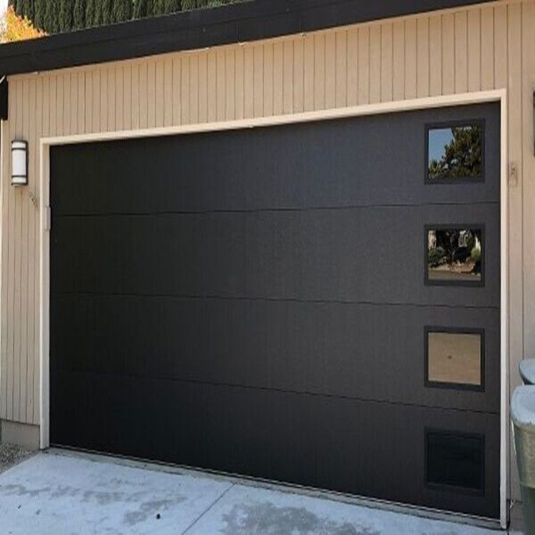 modern steel garage doors