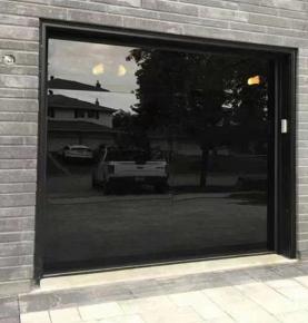 Frameless Mirror Glass Full View Garage Door