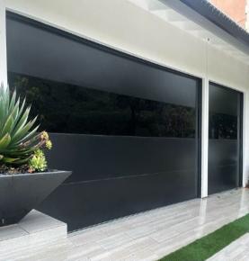 Contemporary Modern Aluminum Panel Garage Doors