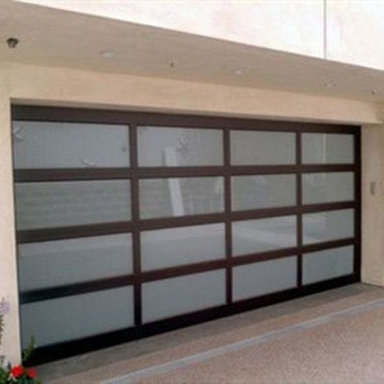 Modern Glass and Aluminum Full View Garage Doors