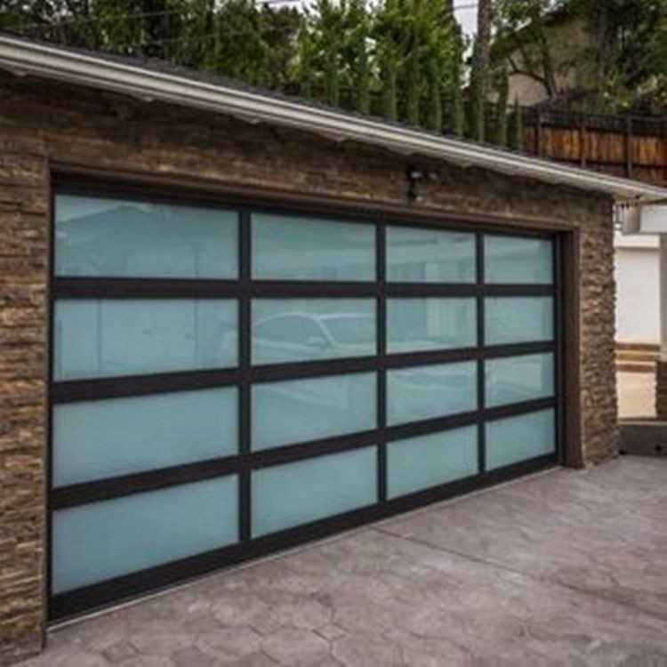 New Ultra Modern Glass Garage Door with Wholesale Price