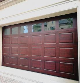 Classic Design Raised Panel Wood Garage Doors