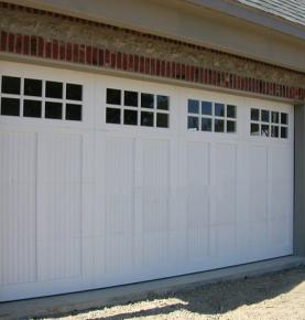 Stain Grade Custom Wood Garage Doors