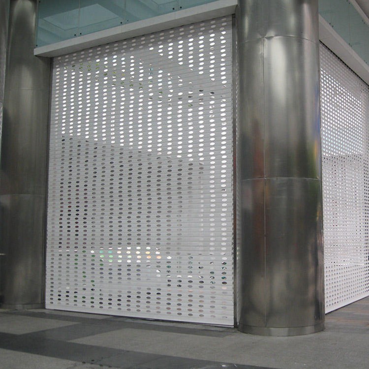 Perforated Aluminum Rolling Shutter Door