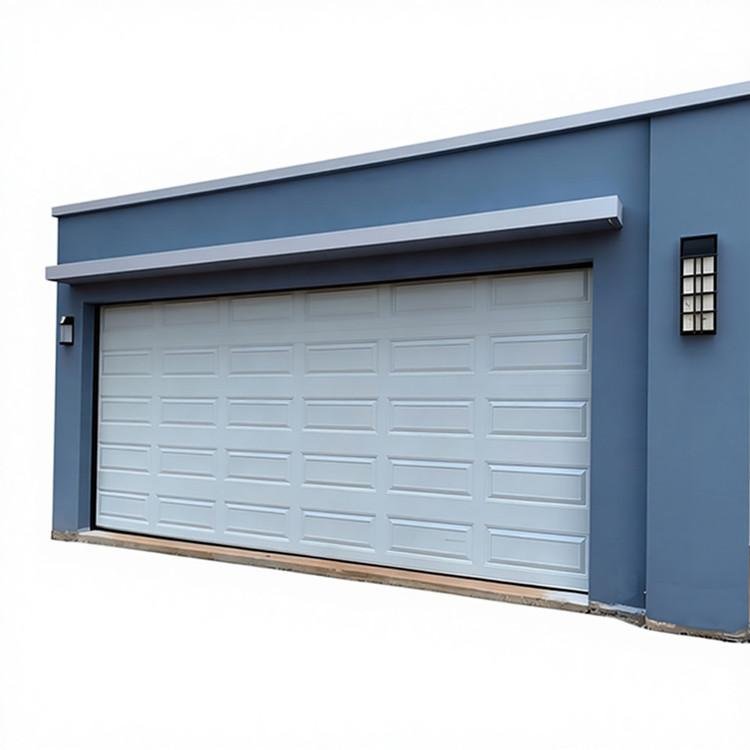 North American Aluminum Alloy Electric Sectional Two Car Garage Gate for Villa Use