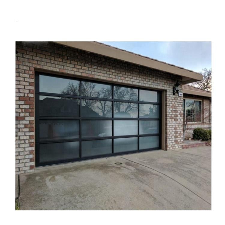 aluminum full view glass garage door 10