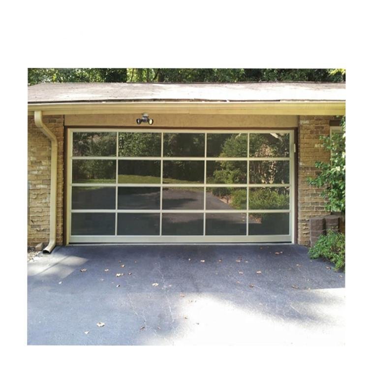 aluminum full view glass garage door 8