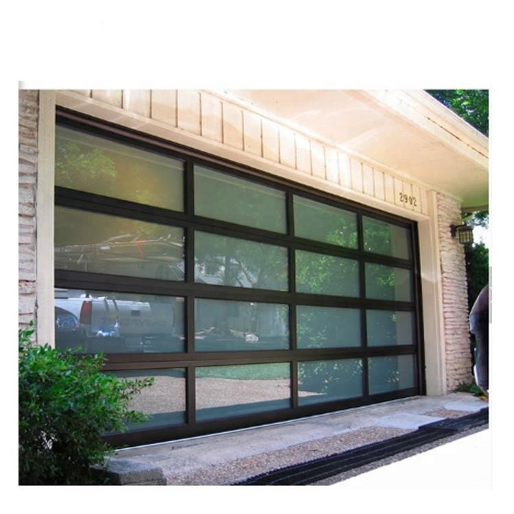 aluminum full view glass garage door 9