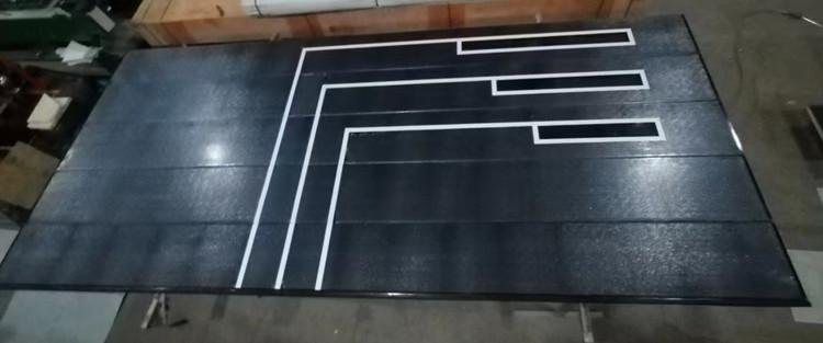 flush steel garage door with side windows 24